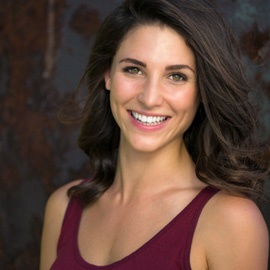 Lady smiles