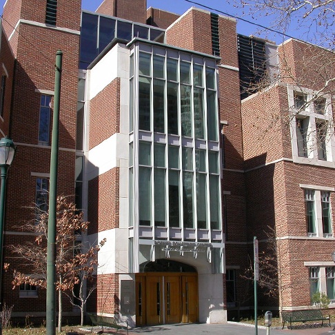 Outside view of dental school building