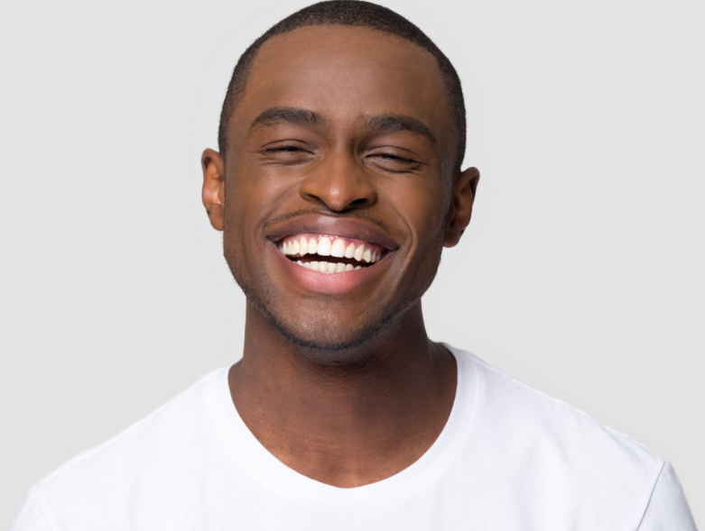 Man smiling